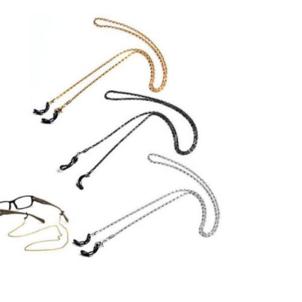 Stil solglasögon halsband halsband metall glasögon glasögon kedje sladd läsglasögon rem