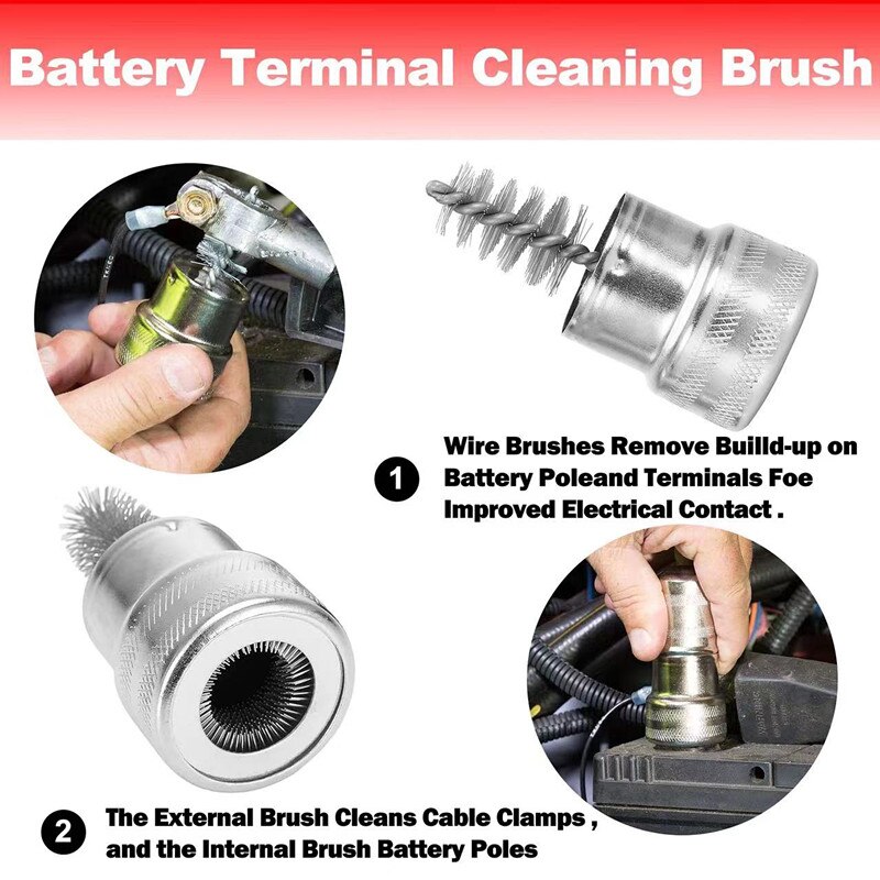 2 Pcs Car Battery Terminal Connector Wire Cable Clamp Quick Release Disconnect Shut-Off Connectors Car Auto Accessories 12V 24V