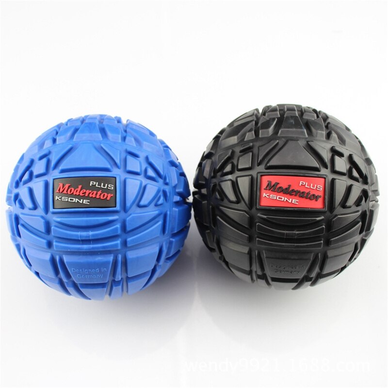 KSONE Massage Ball Roller Deep Tissue,Muscle Release Trigger Point Therapy Ball 4.75Inch Texture Surface Hard Roller Ball