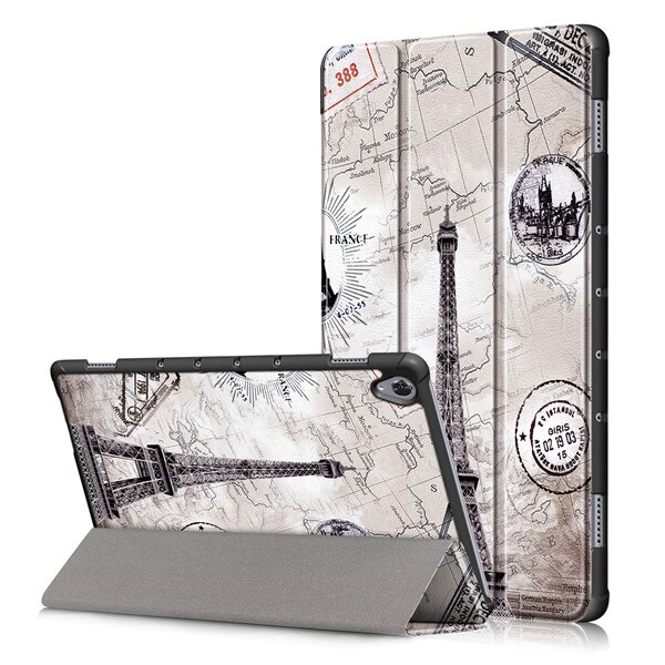 GLIGLE Magnet leather Case Cover for Huawei MediaPad M6 10.8 tablet shell +Screen film+touch pen: BLTT