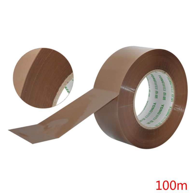 Strong Waterproof Parcel Wide Tape Low Noise Packaging Box Adhesive Sealing Packing Cellotape
