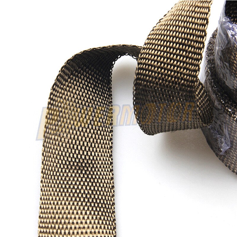 1.5mm*50mm*10m Heat Exhaust 10M Pipe Heat Shield Thermo Turbo Wrap Tape For Intake Intercooler Reflective Insulation Kit W1