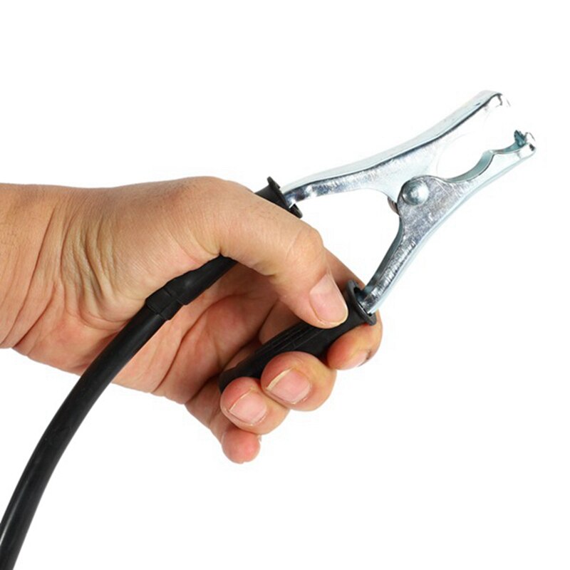 Arc Welding 200 Amp Ground Clamp Earth Ground Copper Grip Clip Clamp and Cable and 10-25Mm 3 Meters