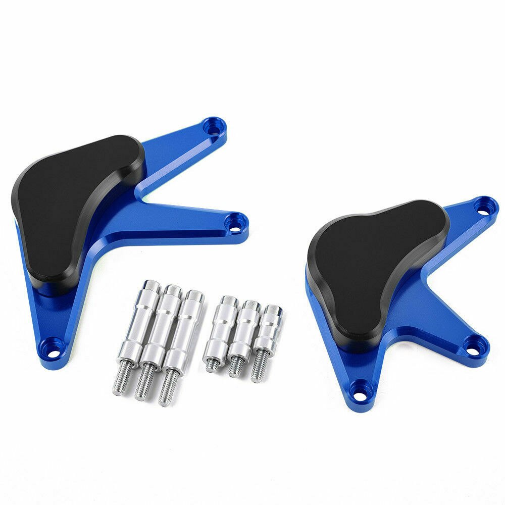 For HONDA CBR1000RR Engine Case Guard Cover Crash Slider Protector Set: Blue