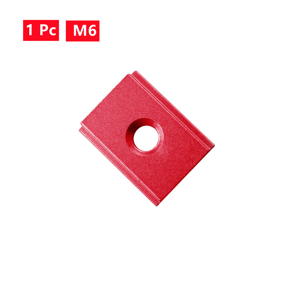 Écrou coulissant pour piste d'onglet, fente en T, jeu de boulons et d'écrous en T, outil pour le travail du bois, gabarits, fixation à vis, établi, fixation à fente en T, 5/10 pièces: Bleu / S