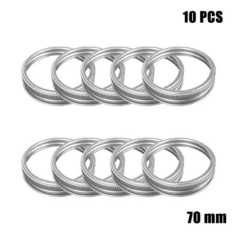Fresh-keep Lids 10/12PCS Tinplate Sealing Lid Glass Jar Storage Canning Lid Wide Mouth Lids Kitchen Food Container Covers: A