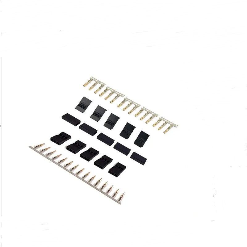 Connecteur de récepteur Servo Jr Futaba, 5/10 paires, prise avec serrure et bornes mâles et mâles et femelles plaquées or, Kit de broches à sertir pour batterie RC: Rouge