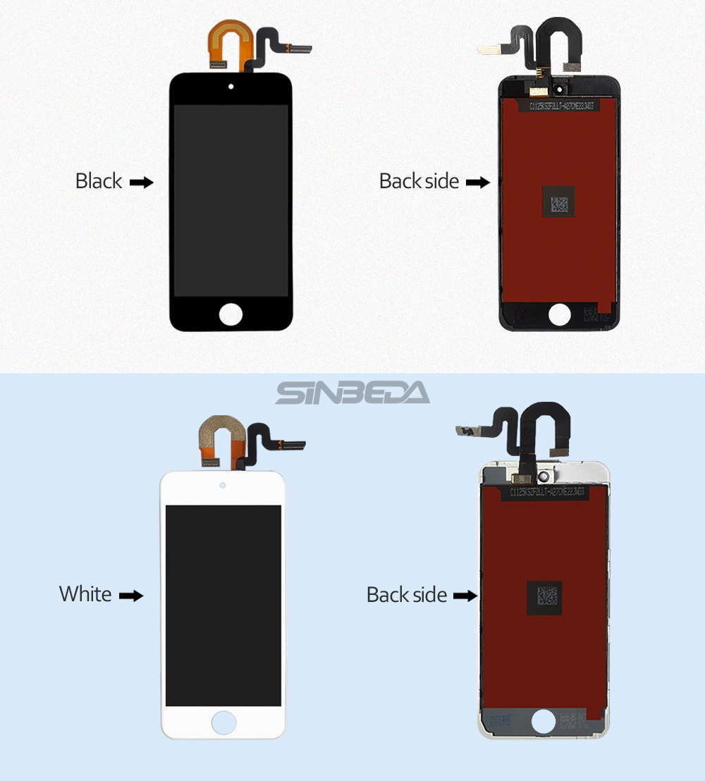 Sinbeda AAA + LCD Voor iPod Touch 4 5 6 LCD Touch Screen Digitizer Vergadering Voor iPod Touch 5 6 Scherm Geen Dode Pixels