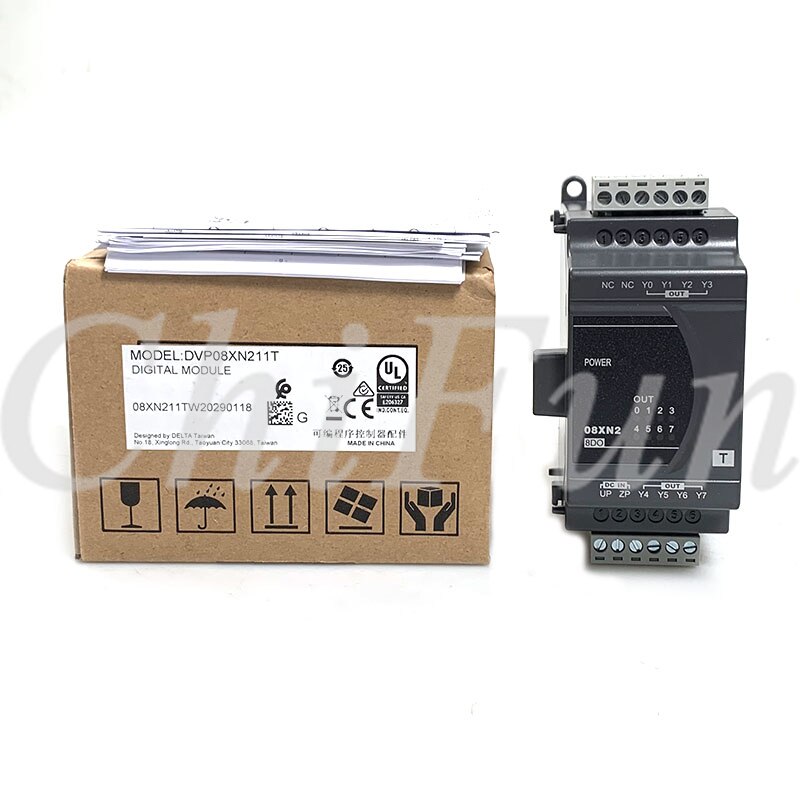 Delta PLC ES2 series DVP08XN211T / DVP08XN211R Expansion module: DVP08XN211T