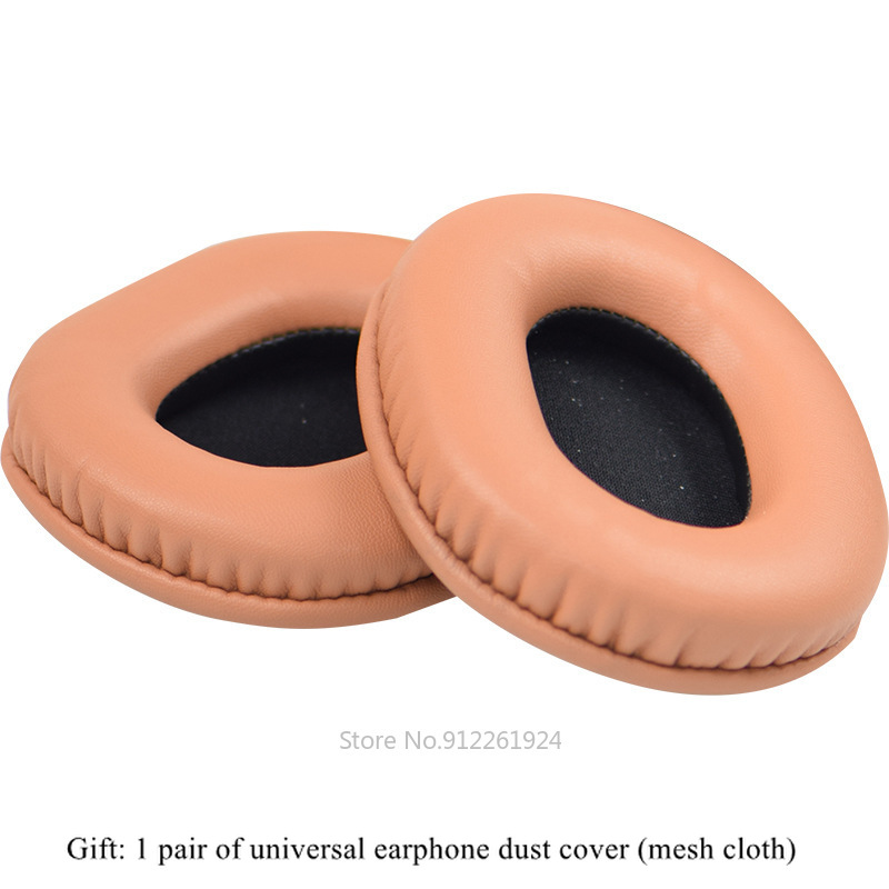 Almohadillas de repuesto para auriculares, diadema para Audio-Technica, ATH-M50x, ATH-M40X, M30, funda de cojín, parachoques: leather brown
