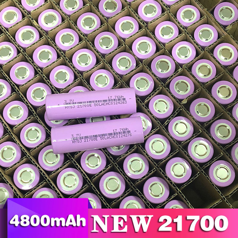 21700 lithium battery 4800mAh 3.7V power electric car battery for mobile power flashlight battery