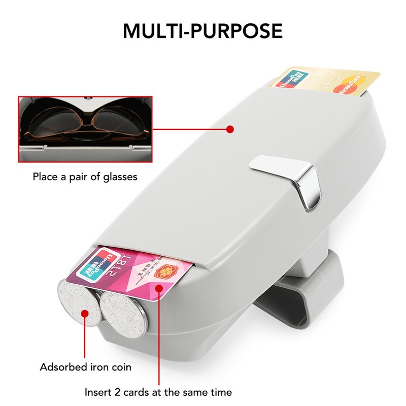 Samochód słońce etui na okulary skrzynka Obudowa dla Benz C E GLK GLC klasa W203 W204 W124 W212 W205 c180 e63 c300 e250 wyposażenie wnętrz