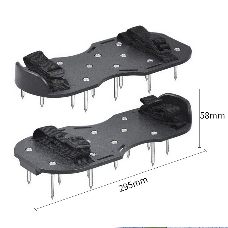 Zapatos con punta de acero para jardín, herramientas de jardinería, calzado para aflojar el césped, plantillas con clavos para trabajo de cemento y pintura de suelo