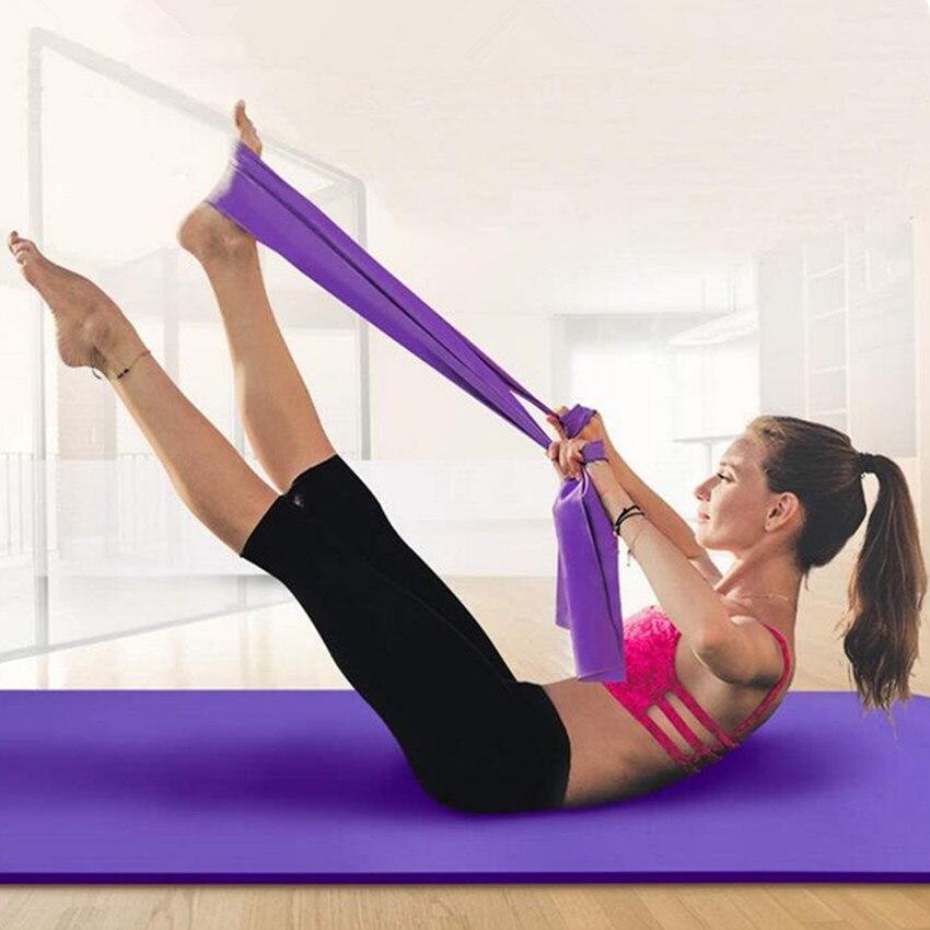 10 millimetri NBR Zerbino Con La Fascia di Resistenza di Forma Fisica di Yoga Pilates Zerbino 183X61cm Non-slip Pad di Spessore Per Palestra All'aperto esercizio di Fitness