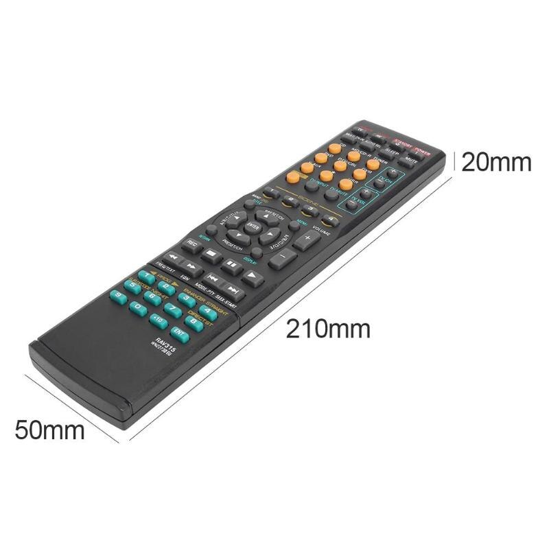 Black Universal Replacement Remote Control for Yamaha RAV315 RX-V363 RX-V463 Compatible with RX-V650.RX-V459 .RX-V561