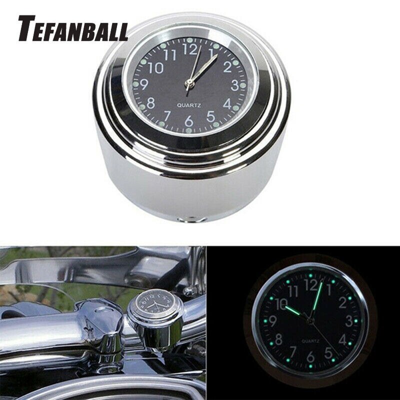 Universal- Leucht Motorrad Lenker Digitale Uhr Fahrrad Griff Halterung Zifferblatt Uhr Wasserdicht Für Motorrad Fahrrad Zubehör