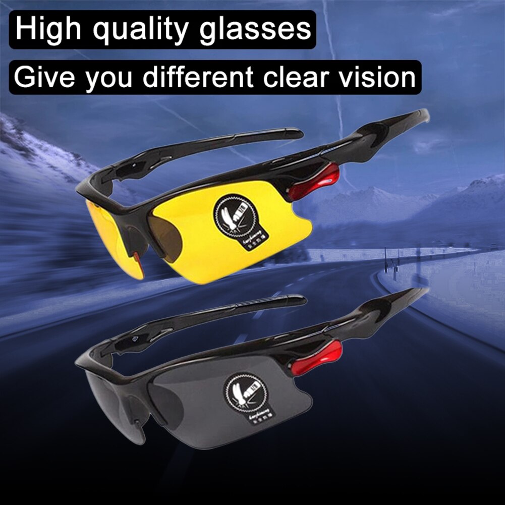 Car Night Vision Driver Goggles Driving Glasses Anti-Glare Vision UV Protection Driver Safety Sunglasses Eyewear Car Accessories