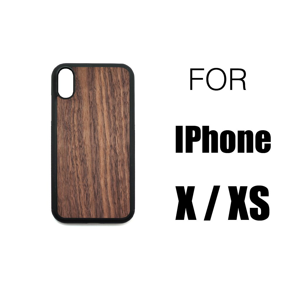 Coque en bois naturel 100% pour iphone, compatible modèles 6, 6S, 7, 8, 11pro max, SE2, XR, XSMax: X XS