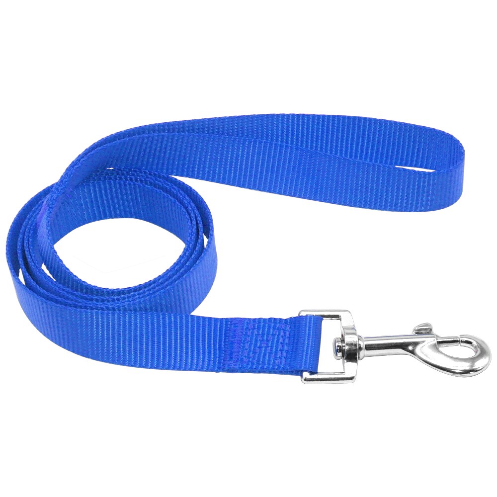 48 " slidstærk nylon hundesnor med lang snor til daglig gåture 3 farver 3 størrelse til hvalpe små hunde