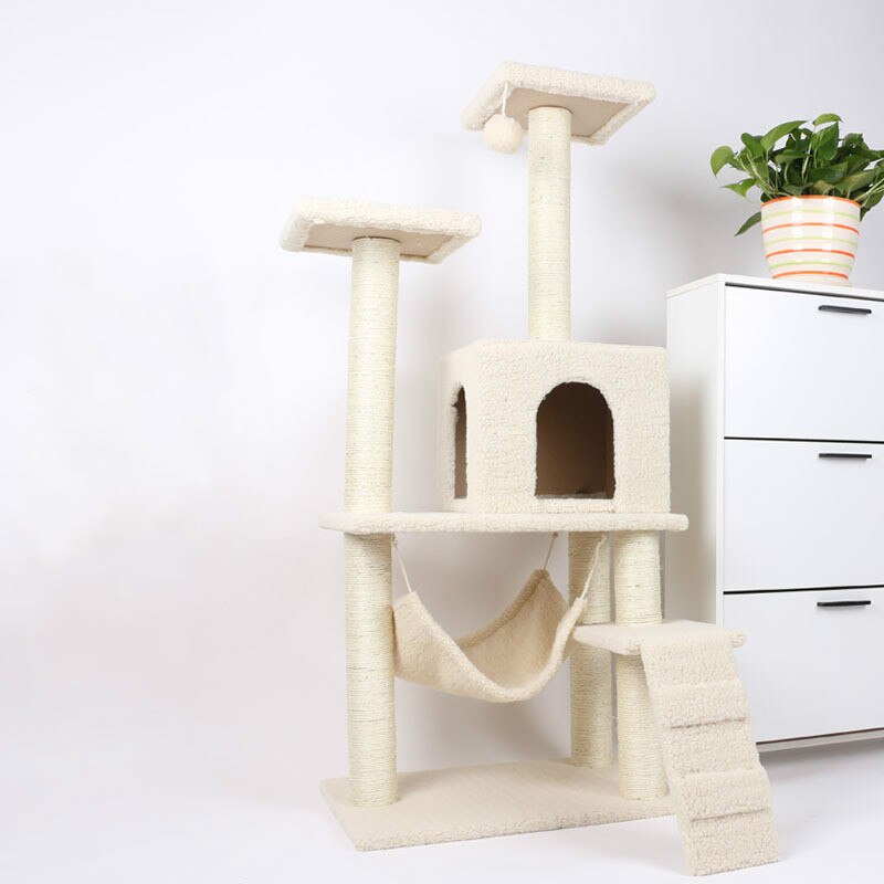 Cat Tree Multilevel Cat Towers with Luxury Condos Cat Tree Tower Kitten Condo Scratching Post