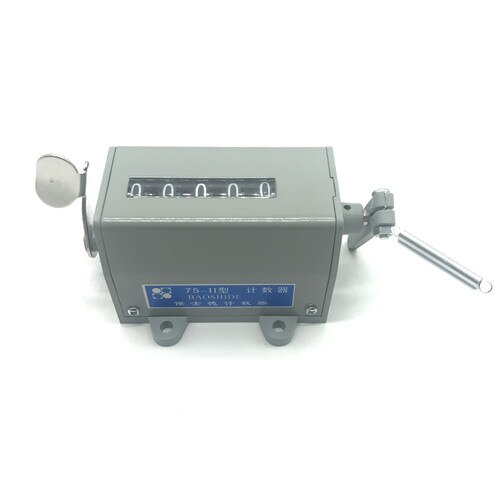 5digits Counter Mechanical Rotating Speed Meter Rotating Type 75-1 75-I / Resettable Stroke Totalizing Pull Counter 75-2 75-II: 75-2 75-II