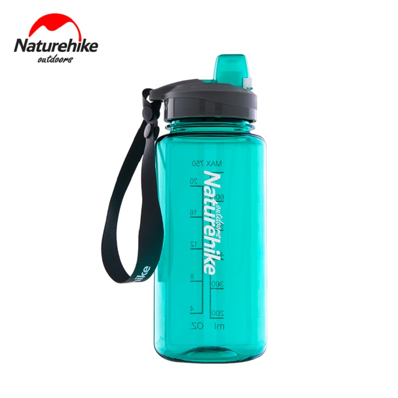 Naturehike 750Ml/1000Ml Sport Water Fles Plastic Outdoor Camping Wandelen Gym Fiets Fles Fda Standaard