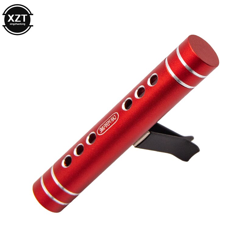 Diffuseur de vapeur d'air de voiture | Parfum solide de sortie d'auto, désodorisant de climatisation, Clip de climatisation, parfum solide, accessoires de voiture 1 pièce: Red with 1 smell