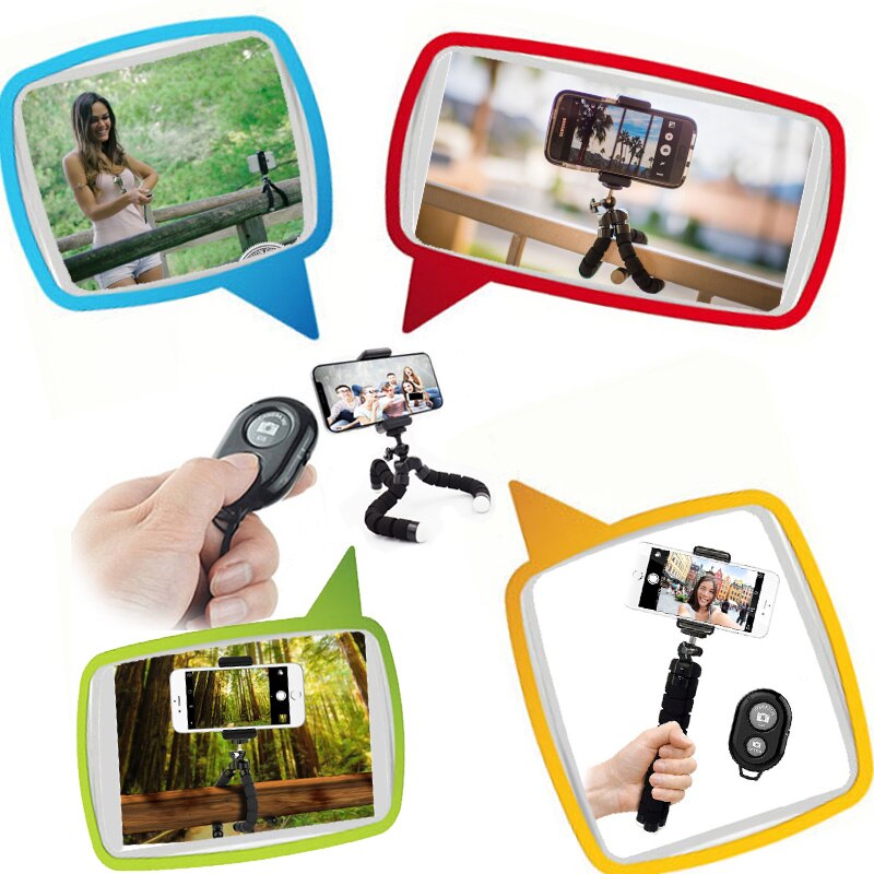 DUSZAKE Flexible Gorillapod Mini Tripod for Phone Tripod Stand Live Mini Phone Tripod for iPhone Xiaomi Phone Camera Accessories
