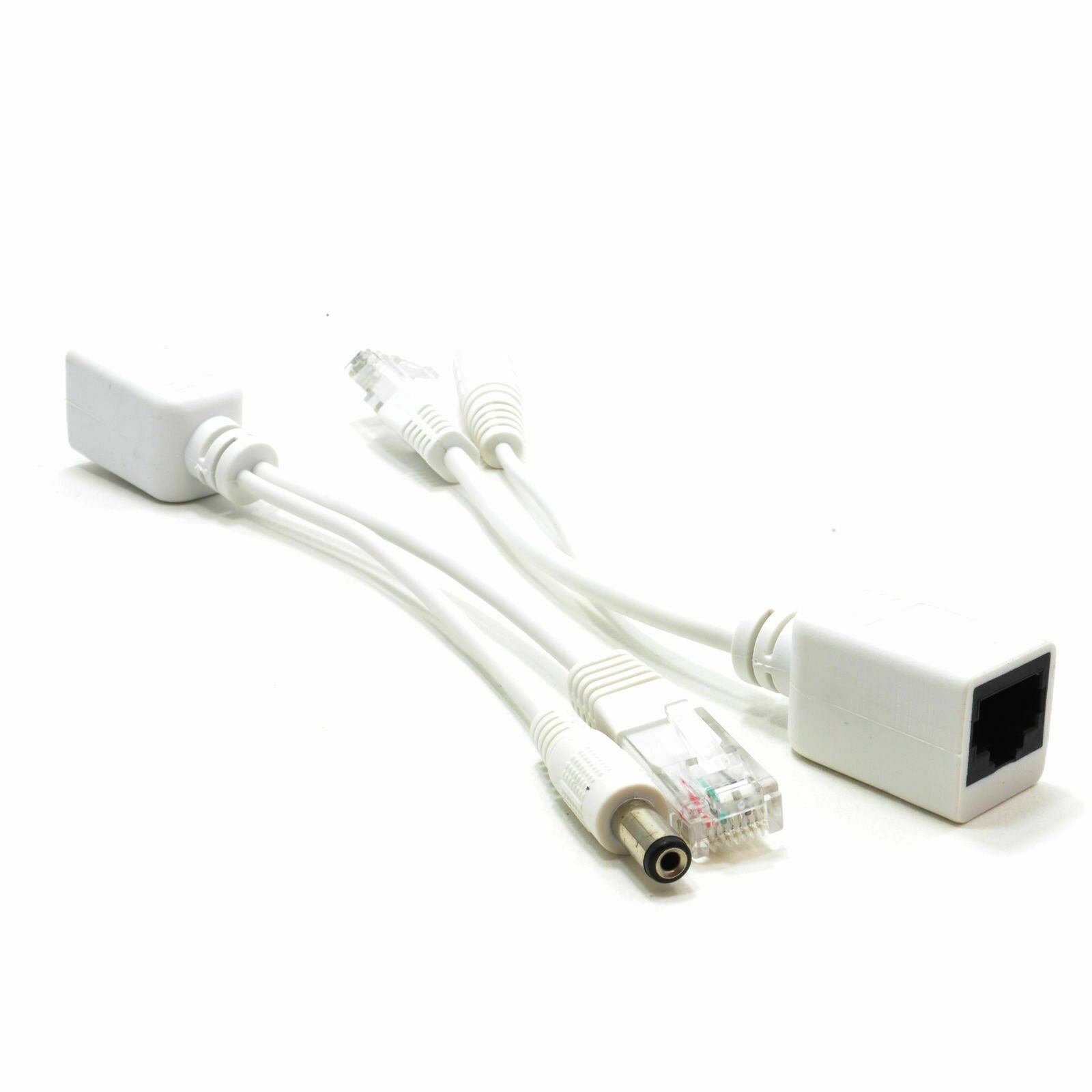 1pair DC 12V IP Camera POE RJ45 Cable Power Over E... – Grandado