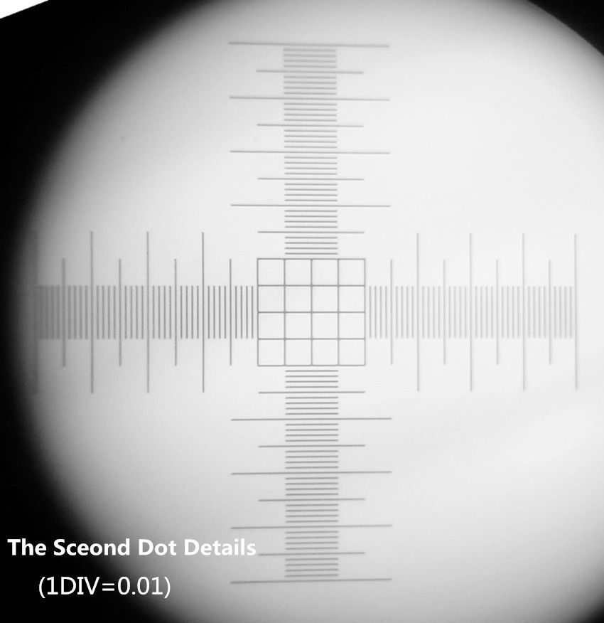 0.01mm Calibrate Microscope Slide Stage Micrometer Calibration with 4 Scales