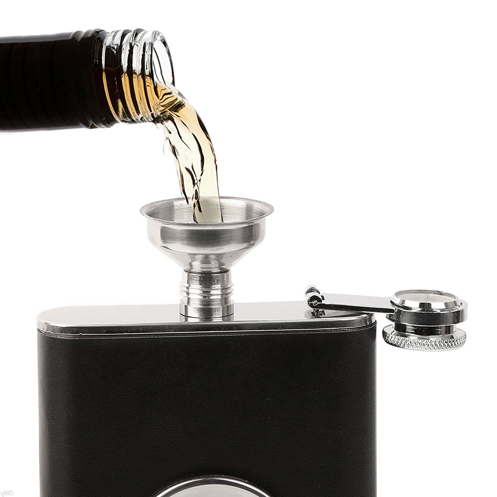 Portable Stainless Steel Hip Flask Folding Telescopic Shot Flask Wine Carrier Container Workable