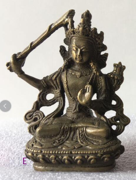 7cm White Tara Vajrasatt Manjushri, Guanyin, Green Tara, Longevity Buddha bronze statue off 50%: E