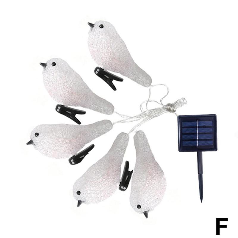 Bird Led String Light Robin Acrylic Mockingbird Solar Garland Led String Usb Battery Fairy Decoration Clip Lights With Powe W3d8