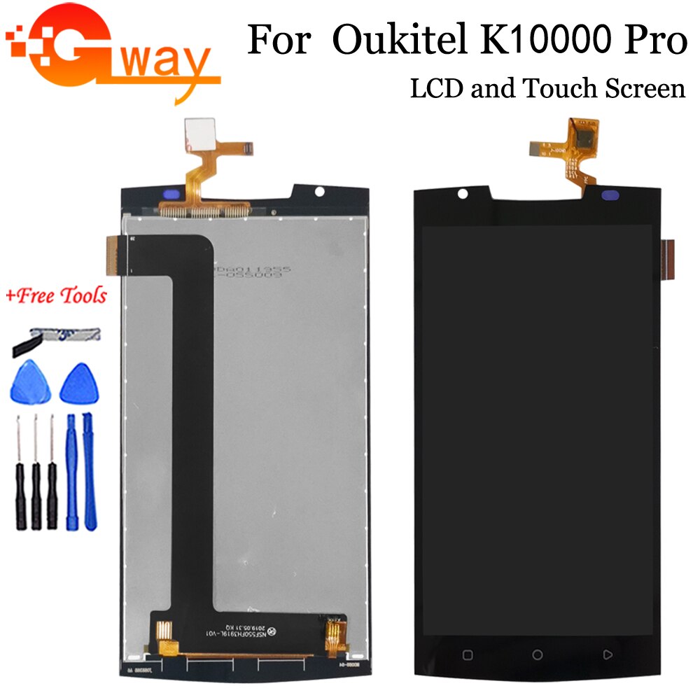 5.5" For Oukitel K10000 Pro LCD Display Touch Screen Assembly Phone Accessories For K10000 pro LCD + Tools