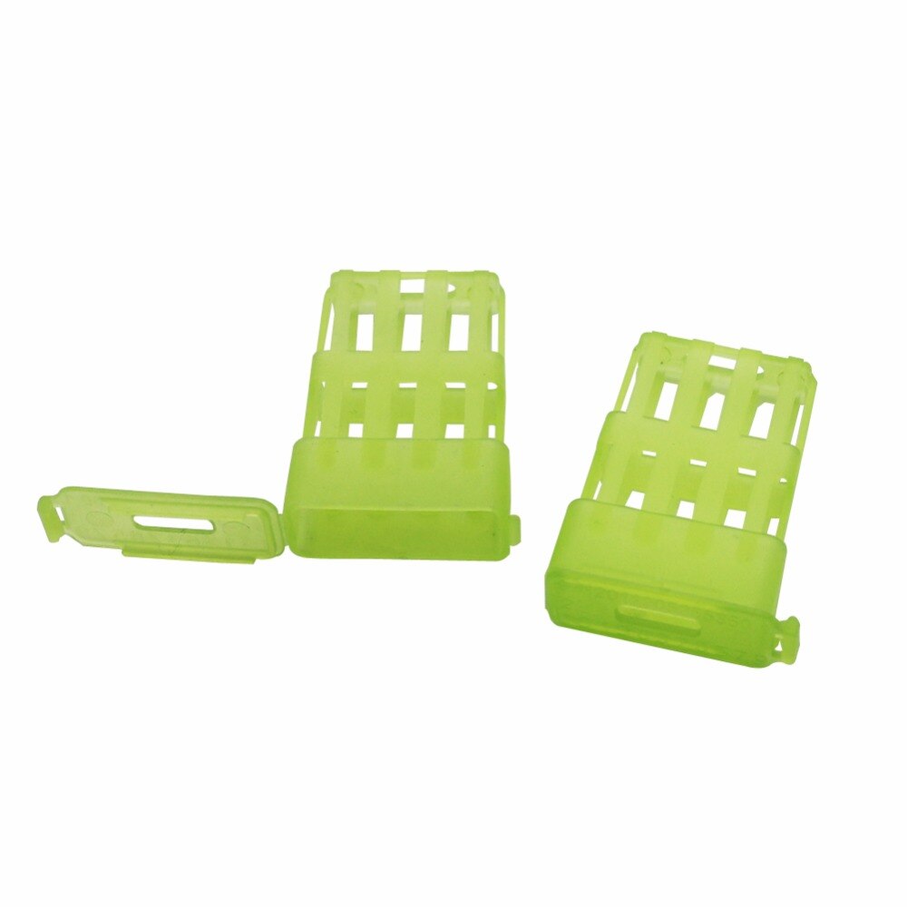 Green Plastic Bee Boxes Beekeeper Rearing Queen Bee Cage Apiculture Bee transport cages Farm Bee Tools 50 Pcs