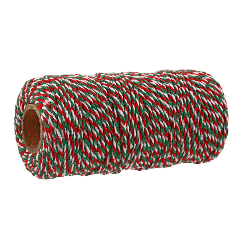 100 mètre 2mm coton boulangers ficelle ficelle coton cordons corde pour décor à la maison à la main noël emballage artisanat bricolage emballage: 16