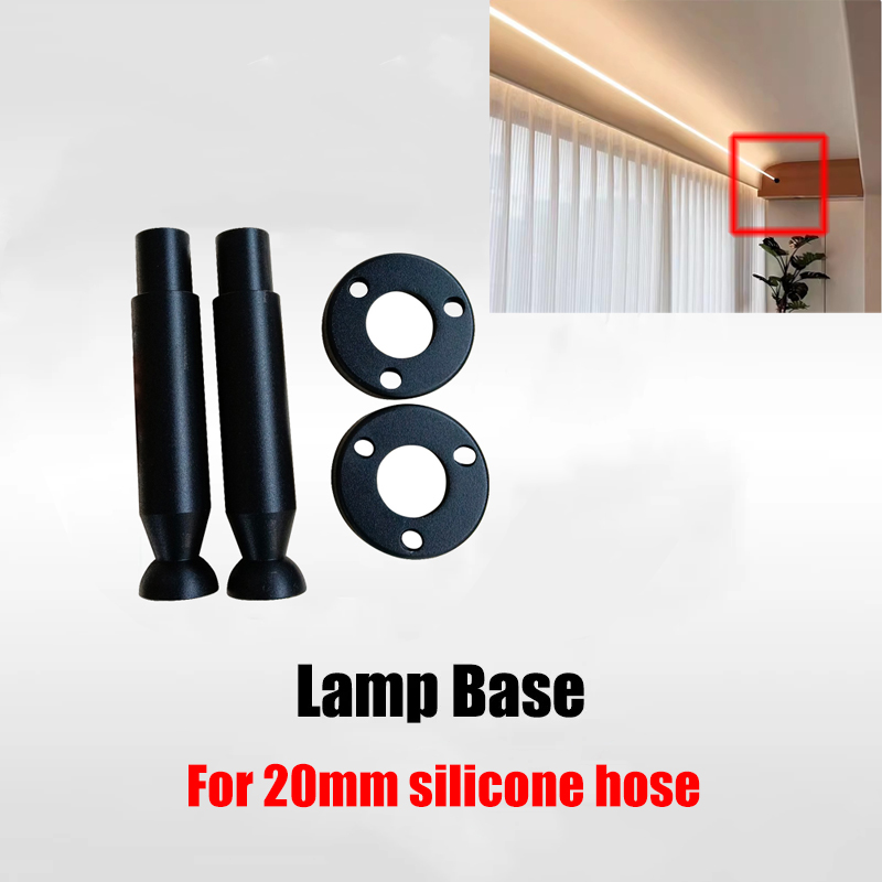 360-Grad-Lumineszenz, rundes Silikagel, flexibles Licht, IP67, wasserdicht, LED-Neonseil, Röhre, weiche Lampe, DIY-Kronleuchter-Zubehör: Elfenbein / 1m