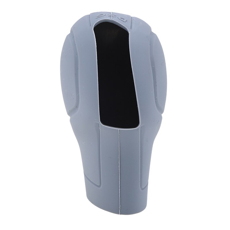 Car Silicone Automatic Gear Shift Knob Cover Antislip Shifter Knob Univeral Fit Shifter Handle Non-combustible Material: gray