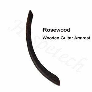 HISPETECH Guitar Parts 1pcs Guitar Armrest Solid Wooden Self-Adhesive For 38 Inch Classical Guitar Armrest Arm Rest Parts: Rosewood