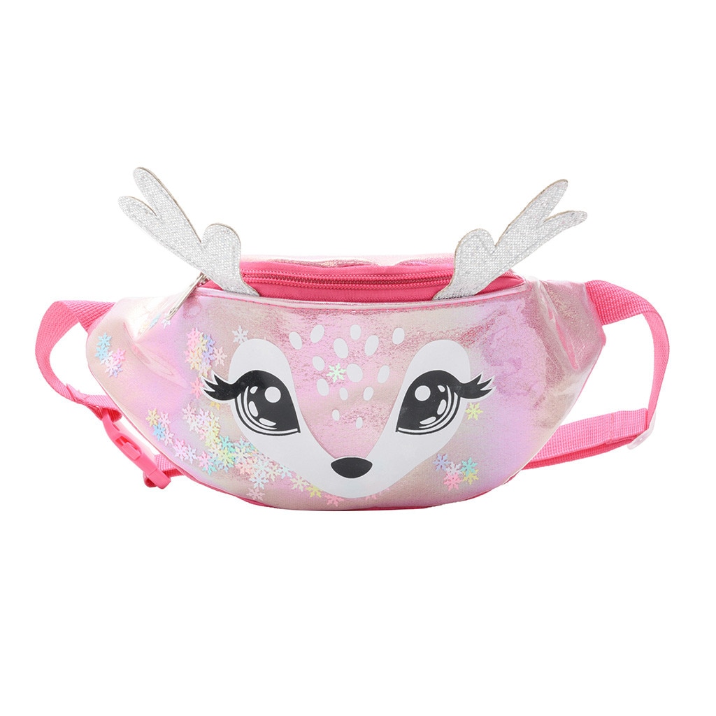 20# Kids Children Girls Cute Cartoon Messenger Crossbody Bag Waist Bag Chest Bags Ladies Hand Bags Bolsos De Paja Verano