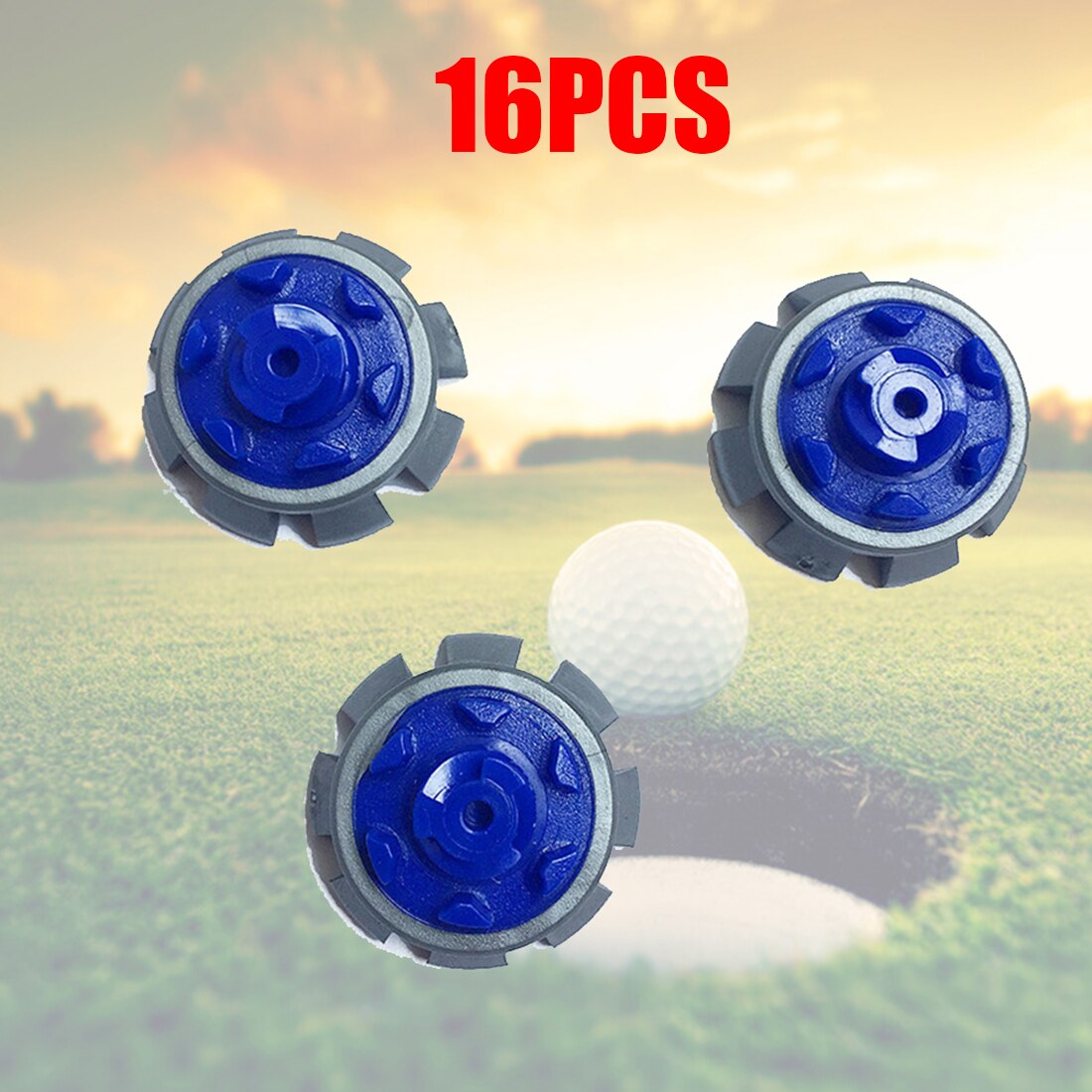 16 Uds Spike Golf zapato de repuesto tornillo rápido Stinger