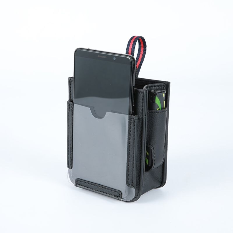 Multifunctionele opbergtas voor autoventilatieroosters van pu-leer, autotelefoonhouder, sleutelhouder en penhouder
