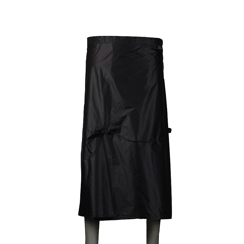 3f ul gear cykling camping vandreture regnbukser letvægts vandtæt regn nederdel 65g: 15d sorte b