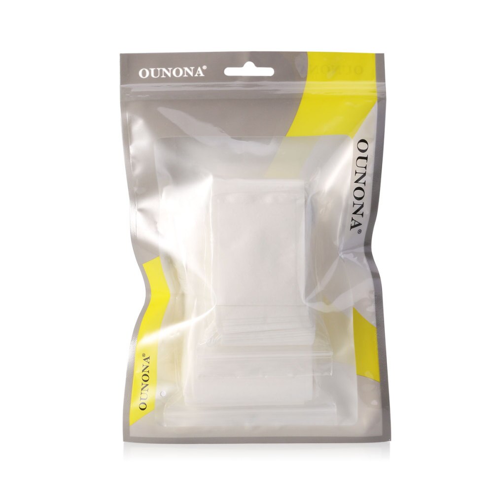 OUNONA 200pcs Drawstring Tea Bag Filter Paper Empty Tea Pouch Bags for Loose Leaf Tea Powder Herbs (White)