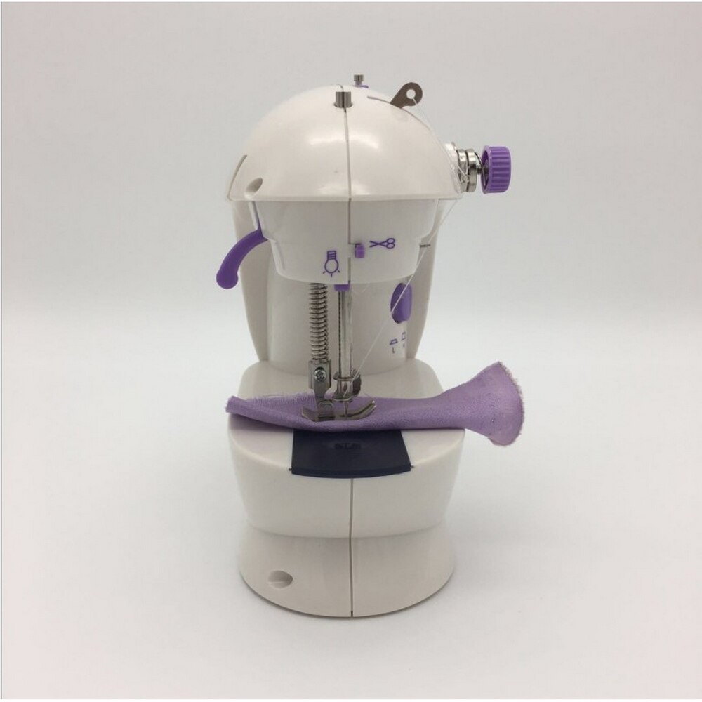 Portable Desktop Mini Electric Sewing Machine Handheld Household Tailor 2 Speed