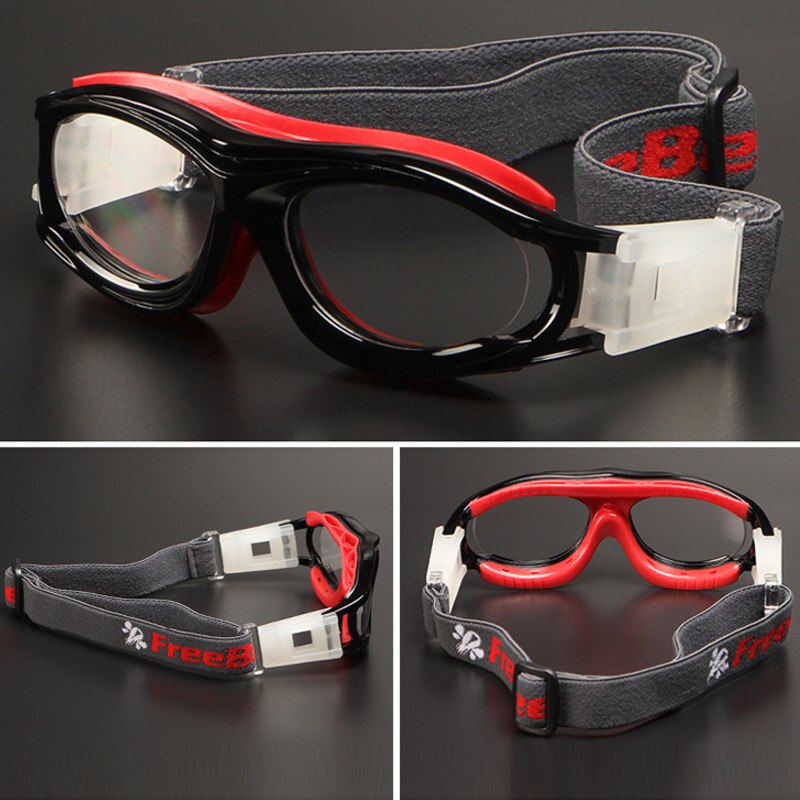 Freebee sikkerhedsbriller til børn anti-stødsikker stødsikker sport basketball fodbold briller pc linse beskyttende briller