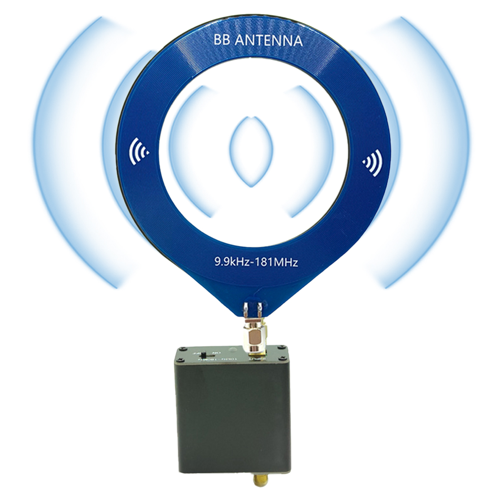 Mini-Loop-Antenne 9,9 khz-181mhz SMA-Schnitts telle Fun kantenne Kreis antenne für Malachit-SDR-Empfänger Tef6686-Empfänger