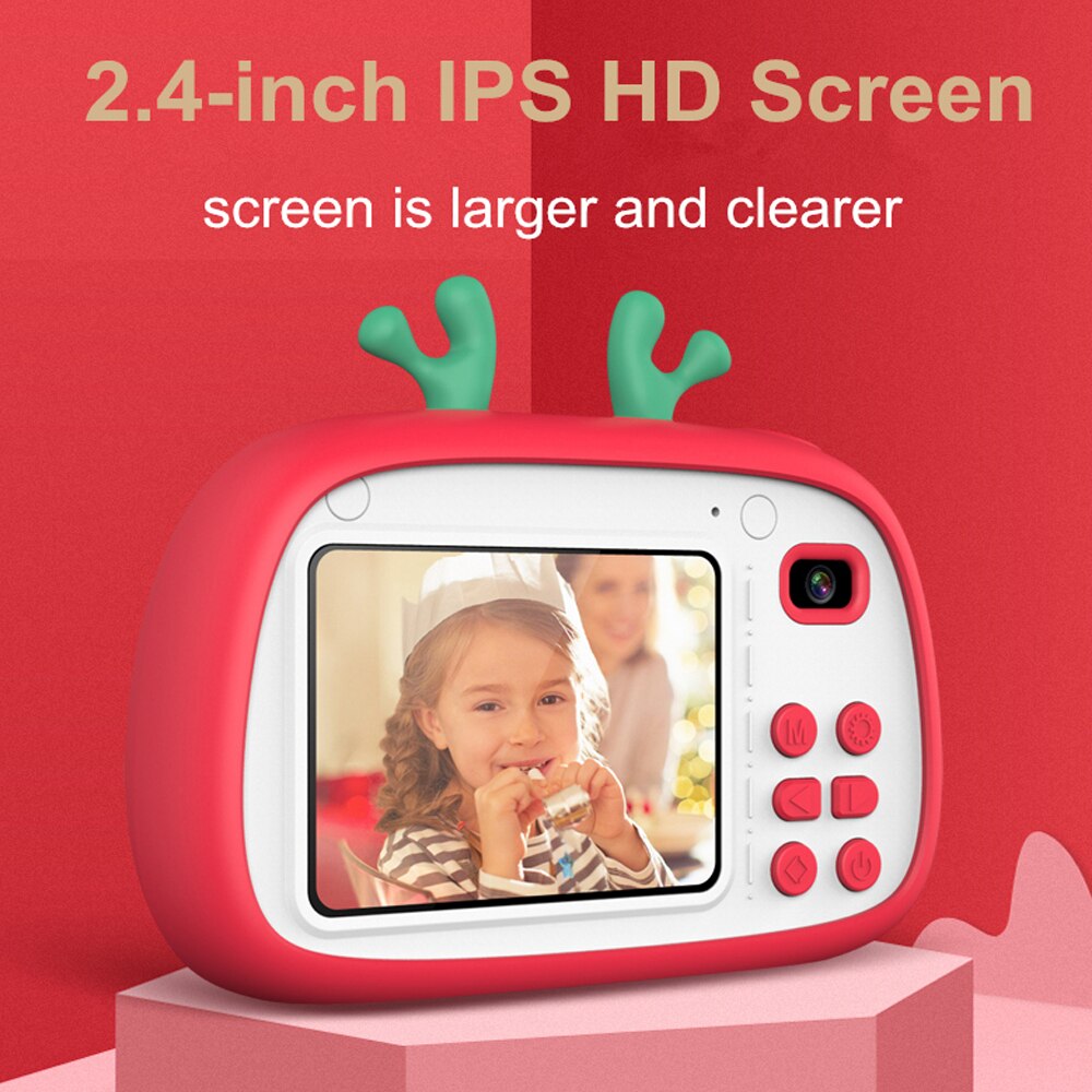 OREY Kids Camera - Mini Digital Video Camera for Girls & Boys - 10-20MP HD Video - SD Card Storage