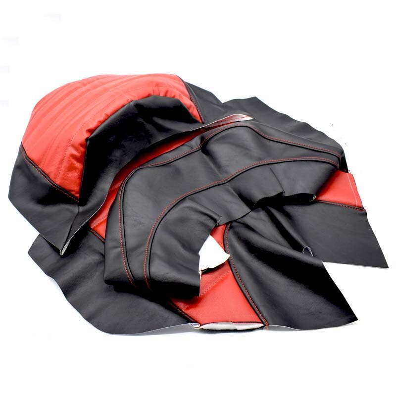 V-MAX1200 rot/Schwarz PU Leder Motorrad Sitz Startseite Kissen bewachen wasserdicht Ersatz Pro Yamaha VMAX VMAX1200 VMAX1200: rot