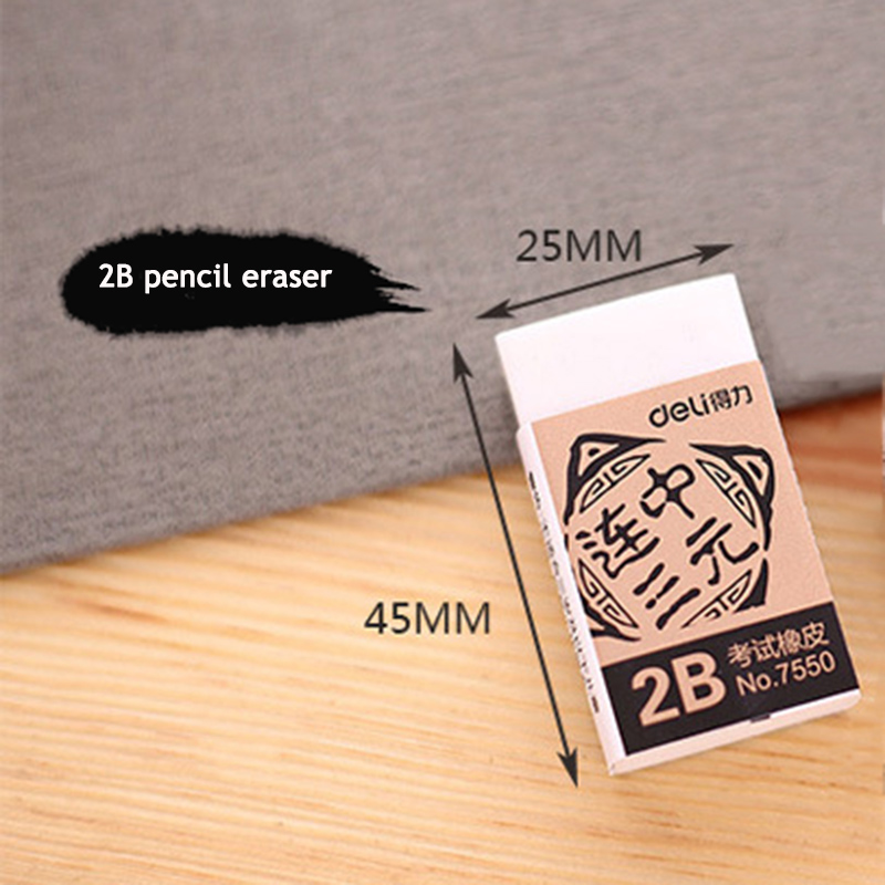 10pcs/set School Supplies 2B Pencil Eraser School Office Correction Supplies Erasers Rubber for Kids erasers stationery